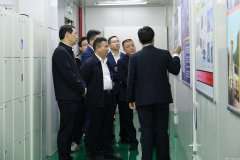 宜春市电子信息产业链招商小分队莅临长春苗蓝贸易物流管理有限公司参观调研